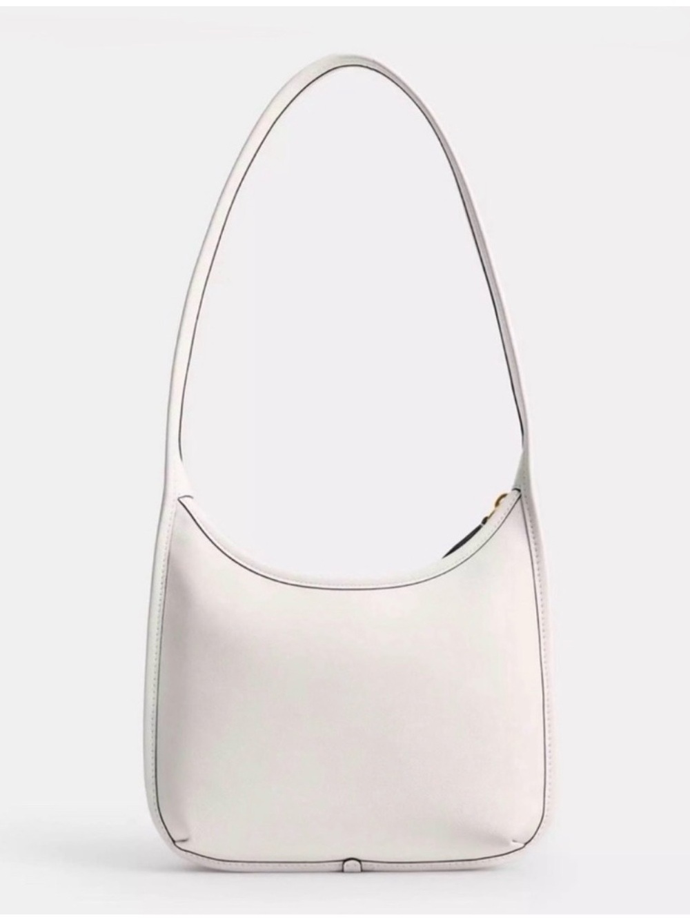 NWT Coach Originals Curve Zip Bag Chalk Leather 1997 Re-Edition CAF11